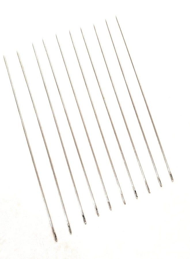 Hookcart Big Size Needle for Making Flower Garland, Big Eye Needle, Long 15cm, Pack of 1 (10 Pieces) - Image 1